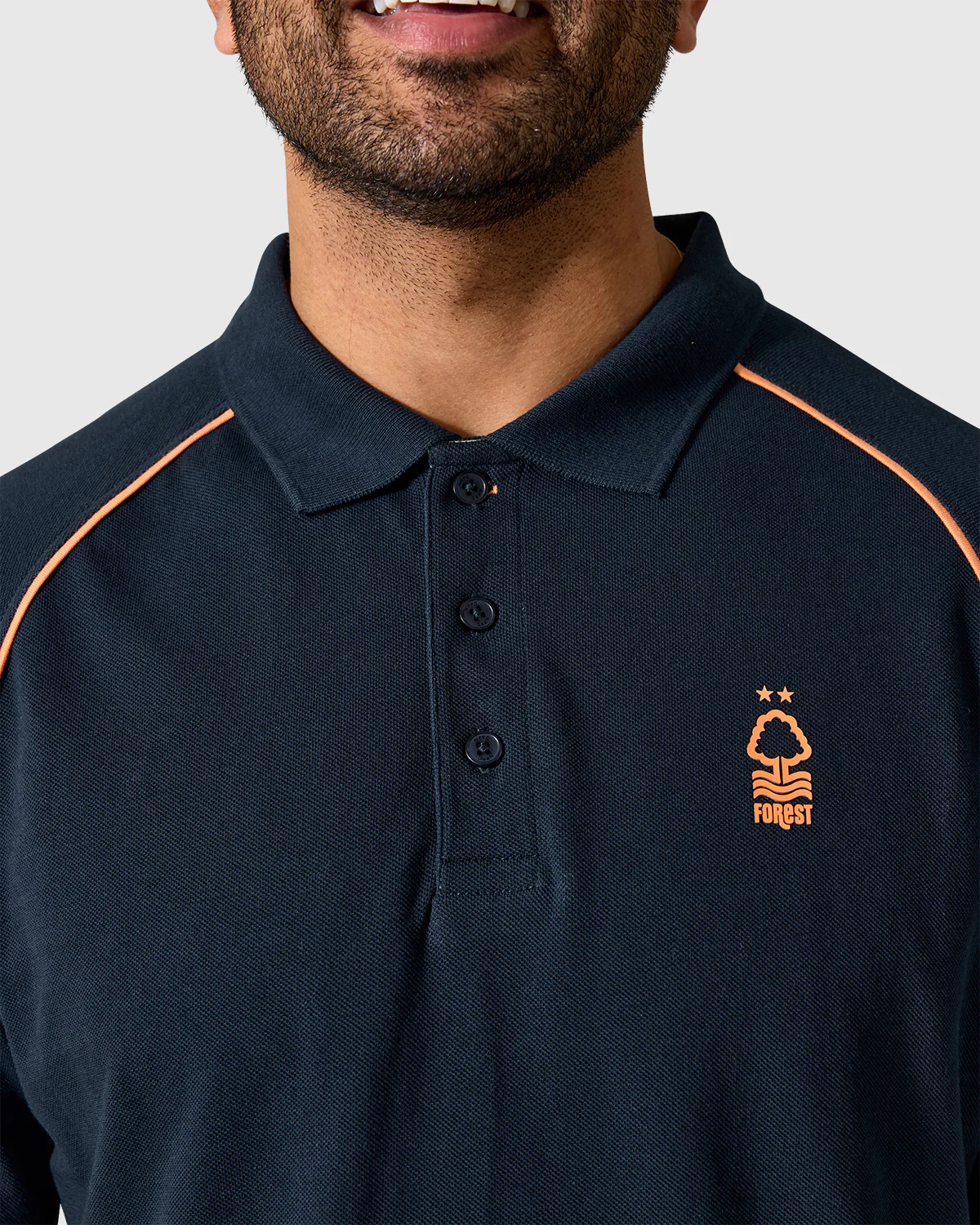 NFFC Navy Pop Edit Raglan Polo - Image 5