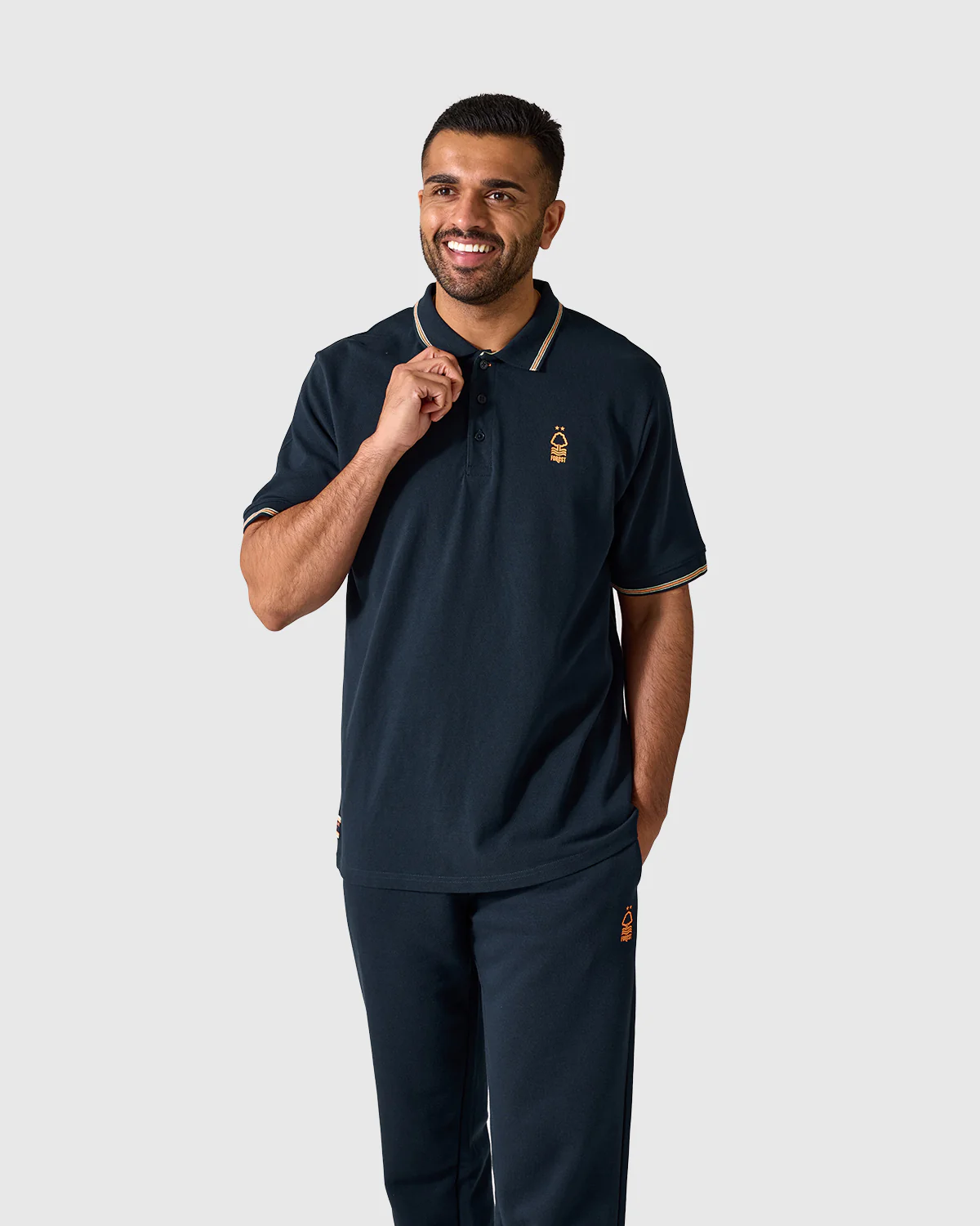 NFFC Navy Pop Edit Tipped Polo