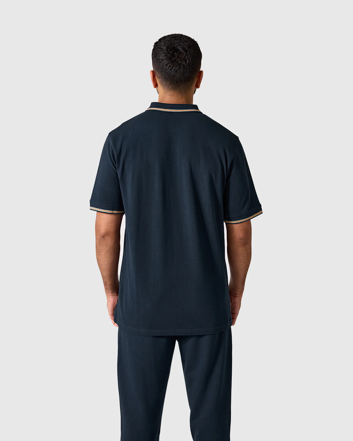 NFFC Navy Pop Edit Tipped Polo - Image 2