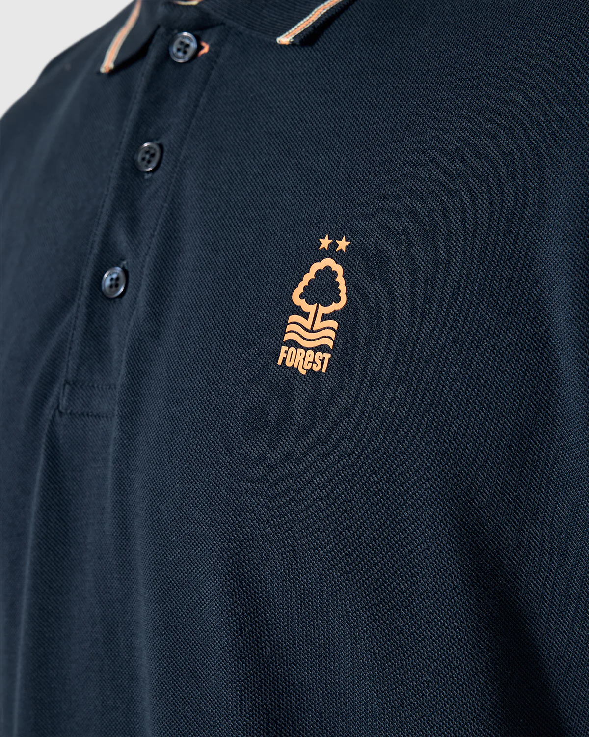 NFFC Navy Pop Edit Tipped Polo - Image 4