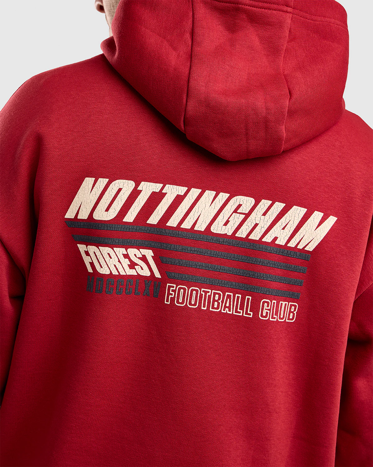 NFFC Red Racing Back Print Hoodie - Image 3