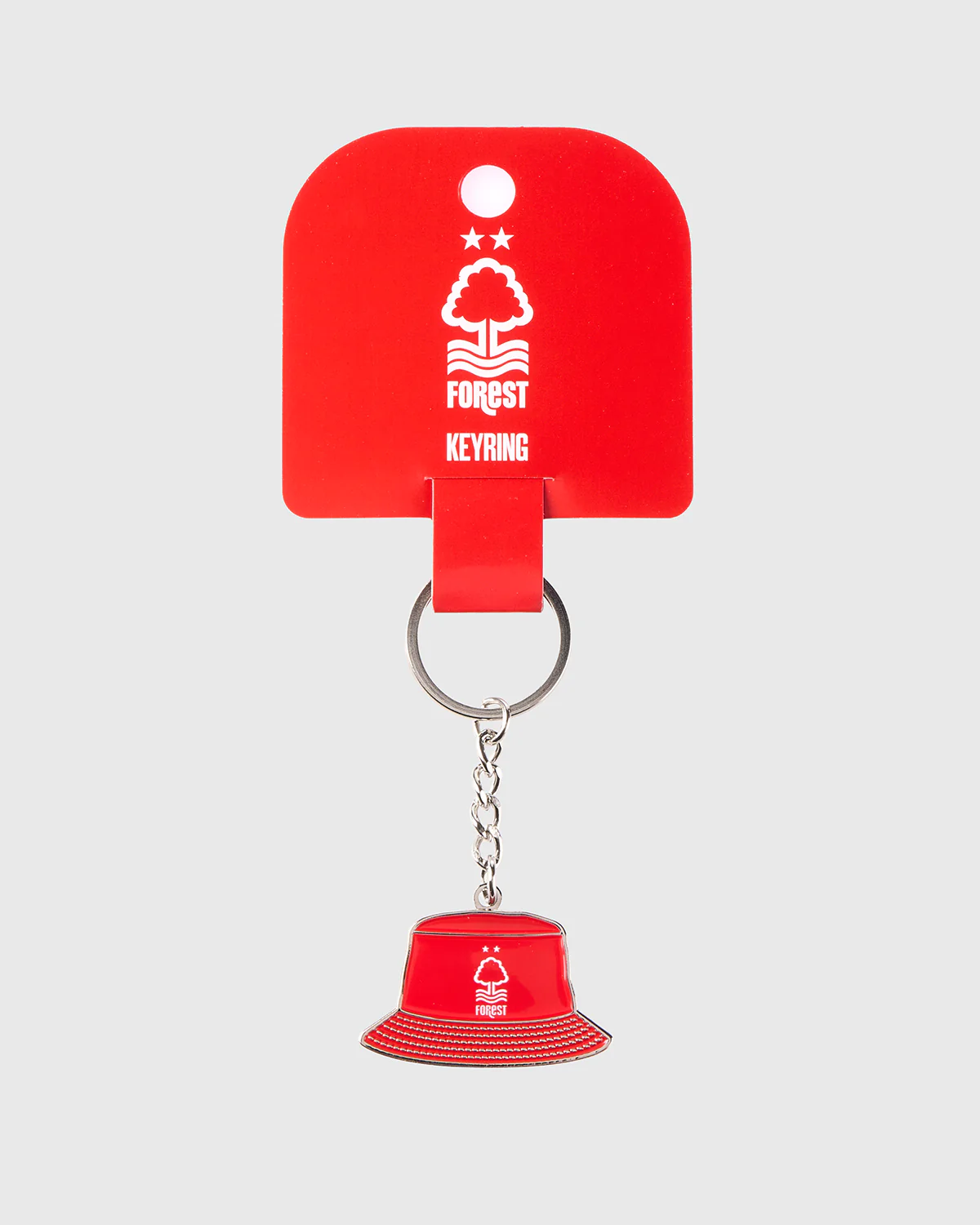 NFFC Red Bucket Hat Keyring - Image 2