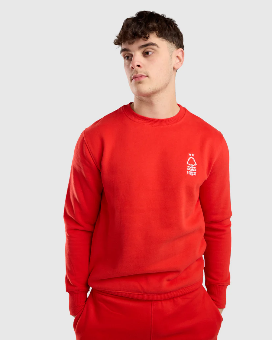 NFFC Red Essential Crew Neck Sweatshirt - Image 3