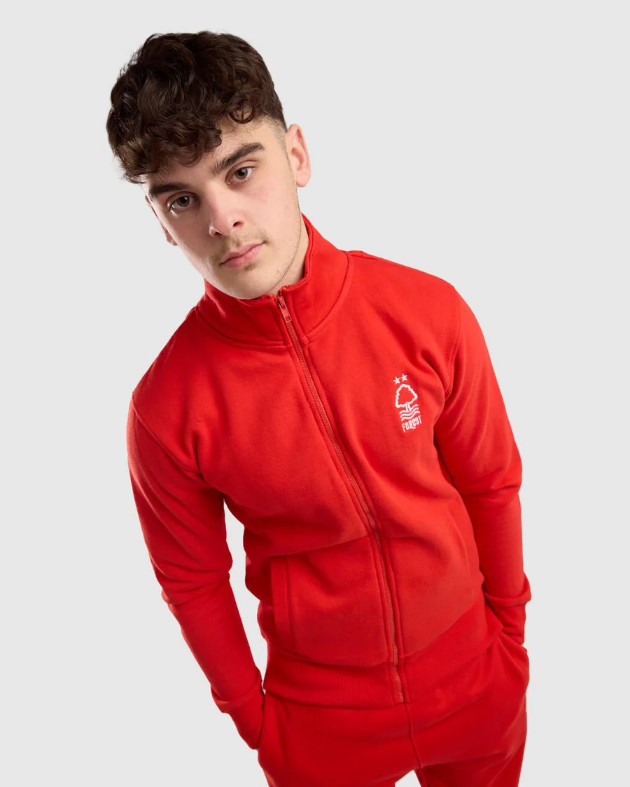 NFFC Red Essential Full Zip Track Top - Image 3