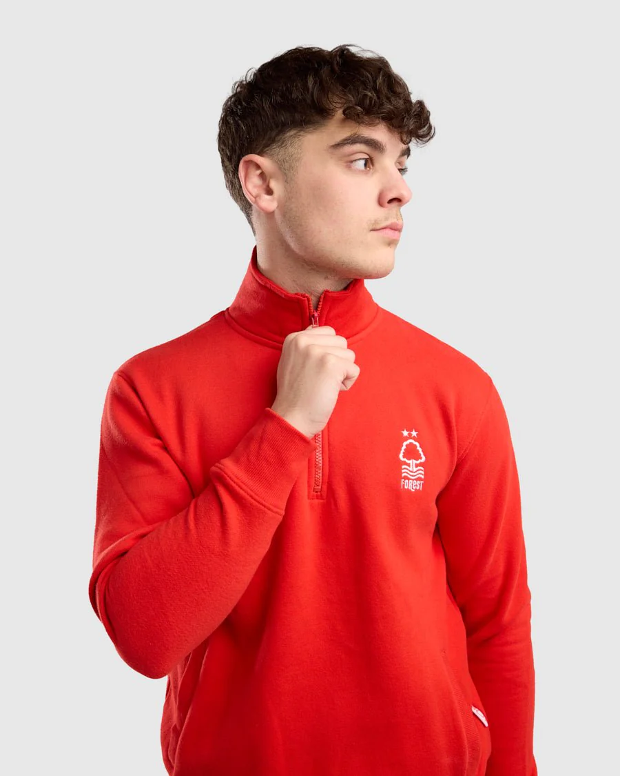 NFFC Red Essential 1/4 Zip Top - Image 3