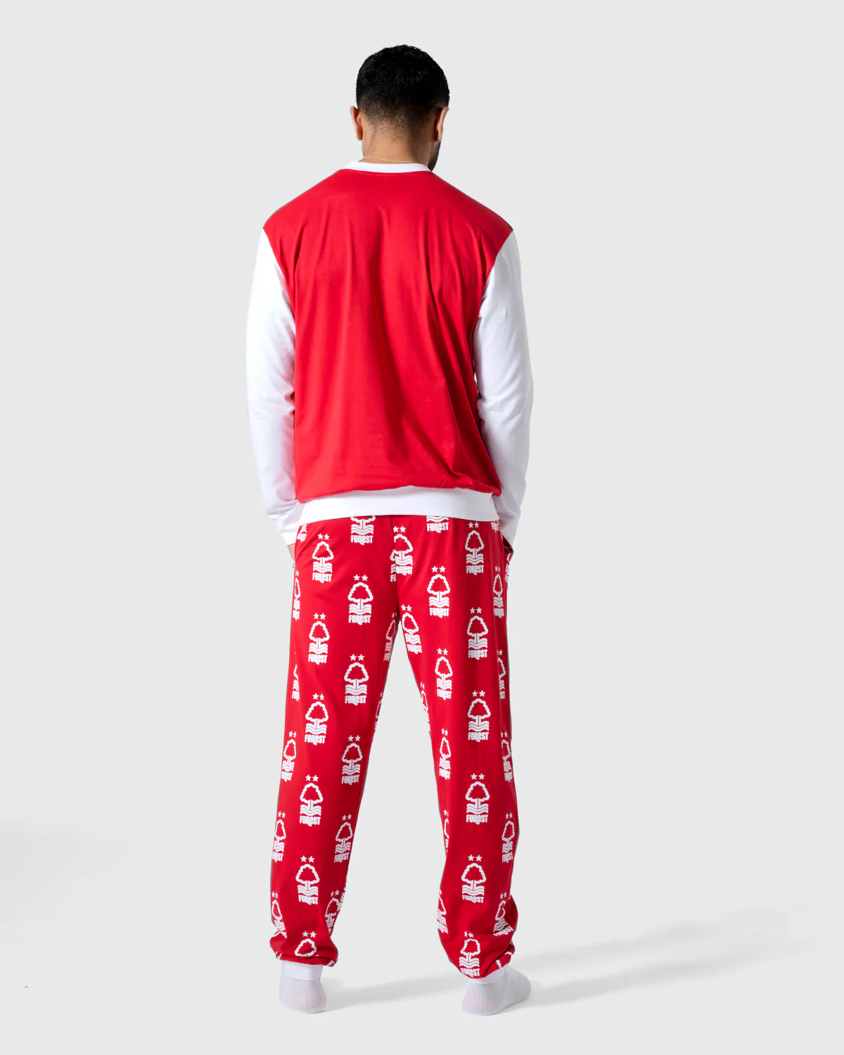 NFFC Red Long Sleeve Crest Pyjama Set - Image 2