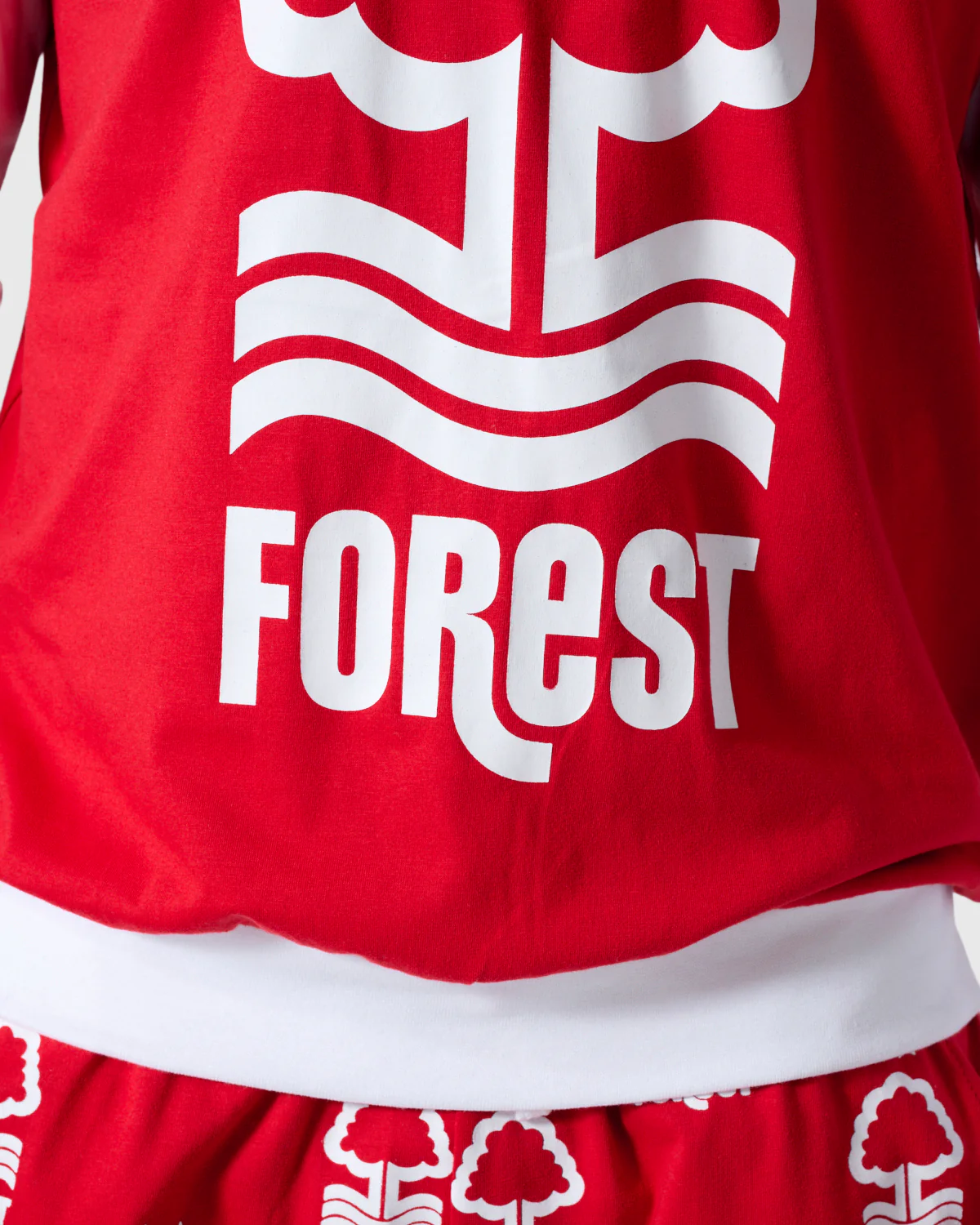 NFFC Red Long Sleeve Crest Pyjama Set - Image 3