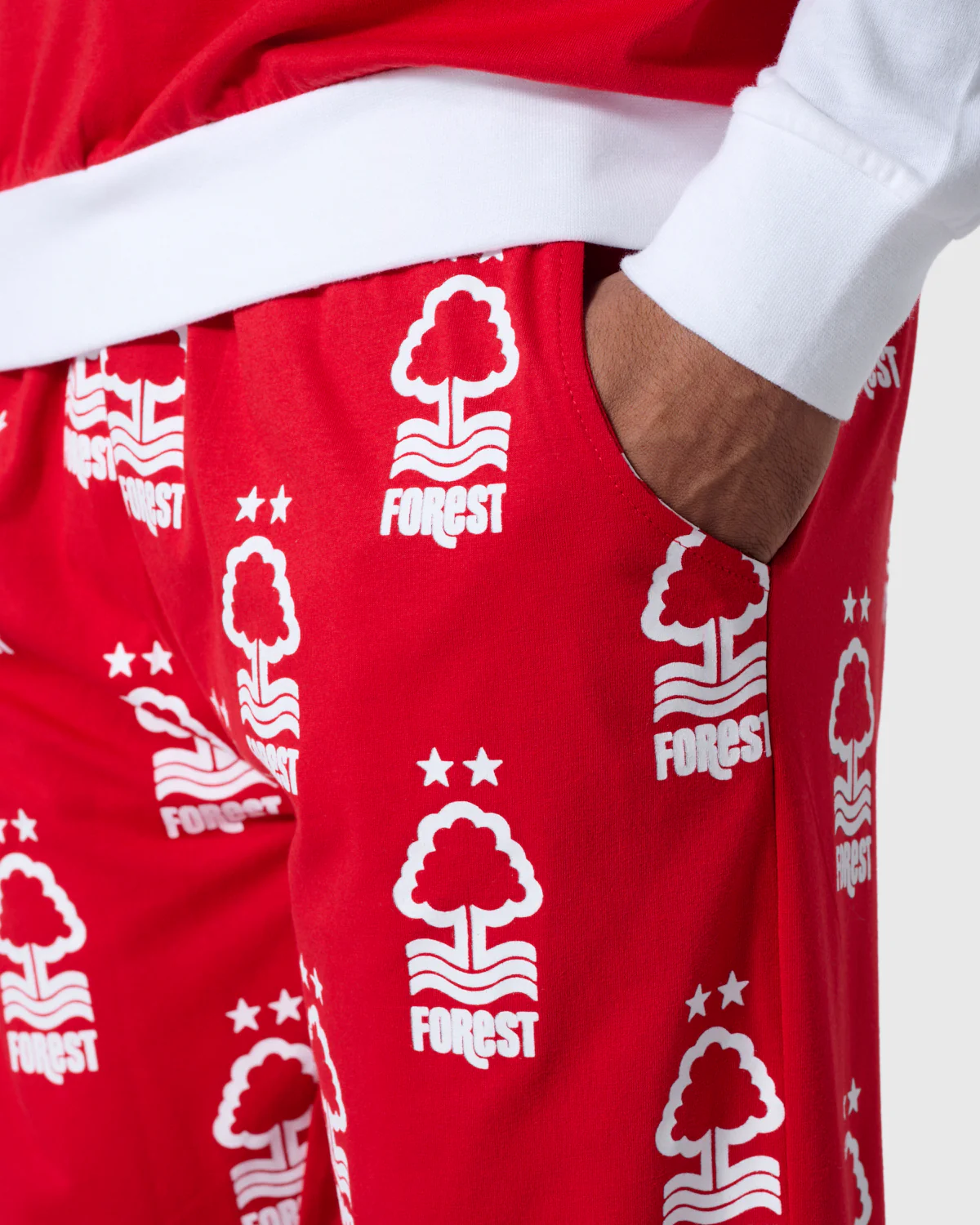 NFFC Red Long Sleeve Crest Pyjama Set - Image 4
