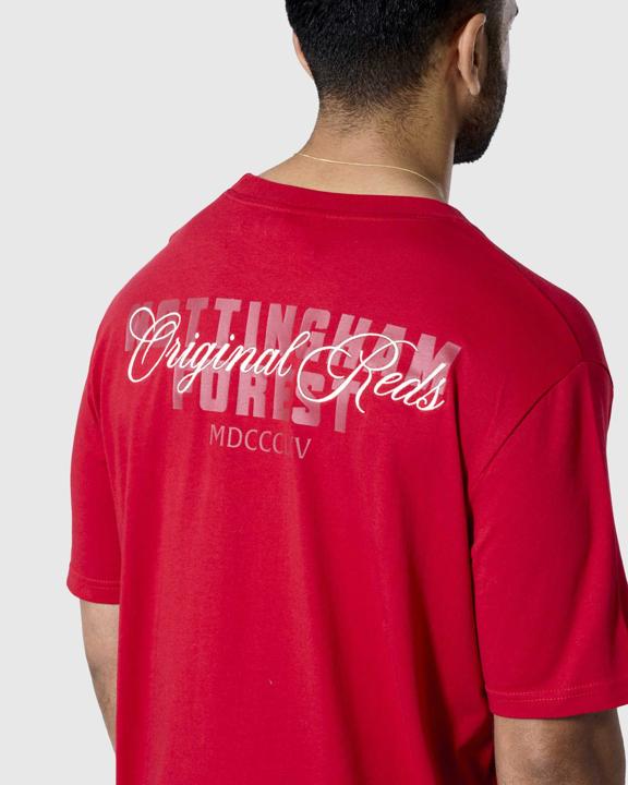 NFFC Red Original Reds Back Print T-Shirt - Image 7
