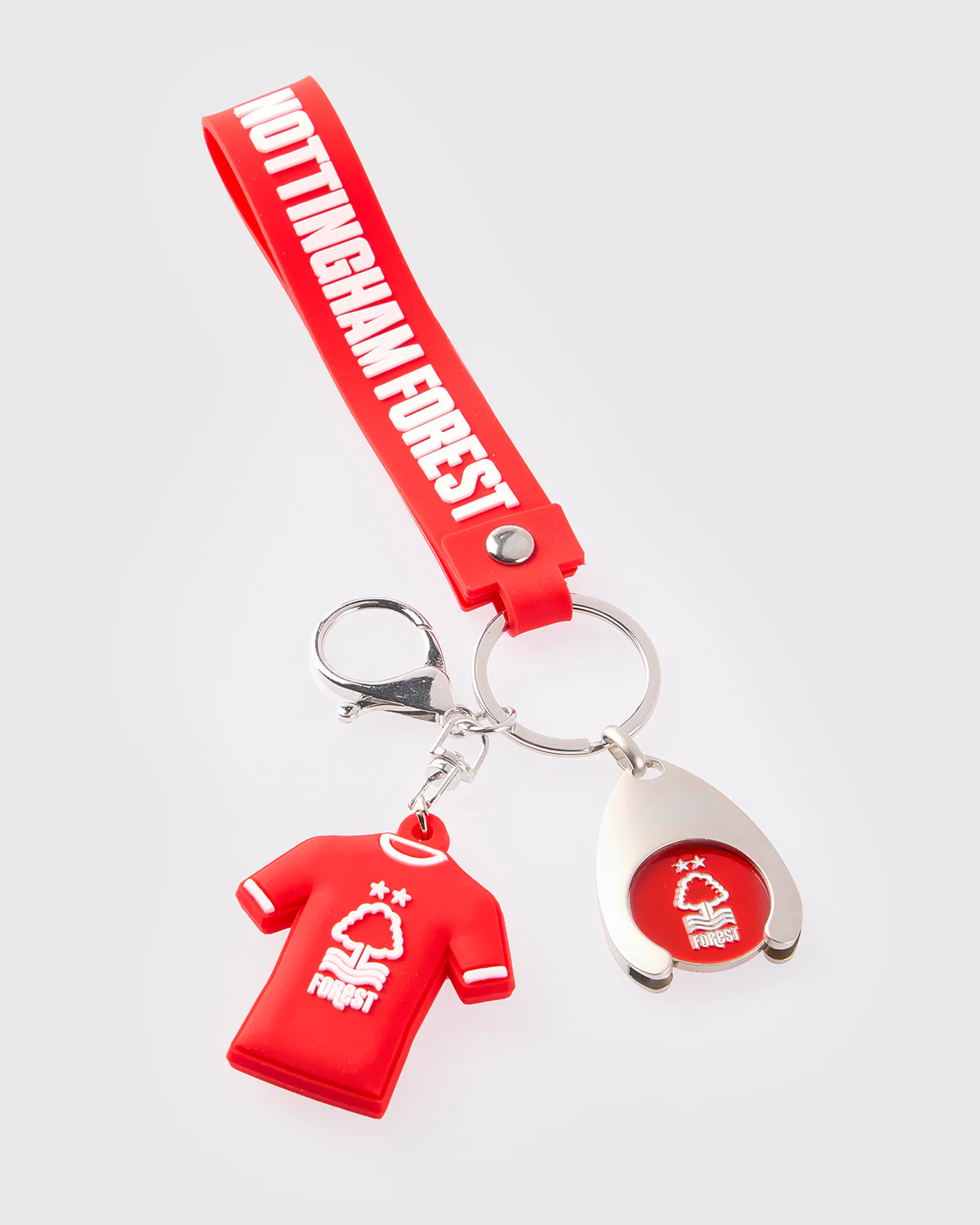 NFFC Red Shirt Charm Keyring - Image 2