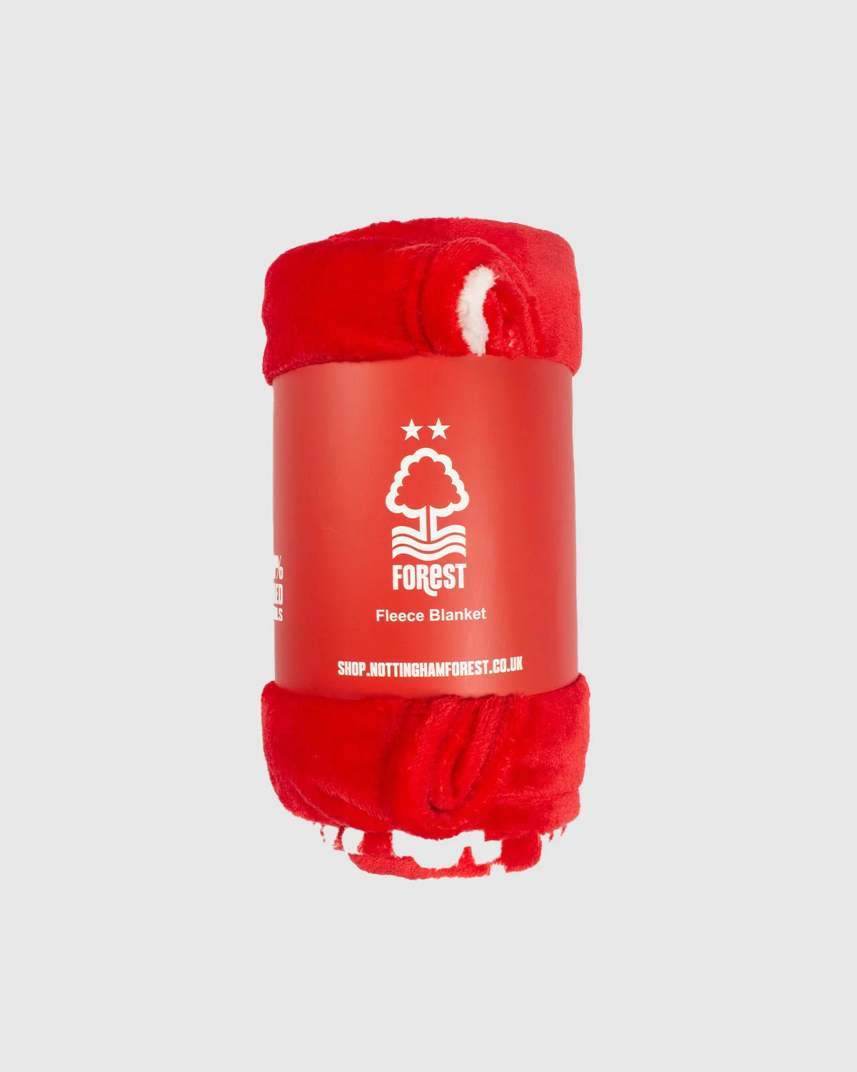 NFFC Red Snuggle Fleece Blanket - Image 3