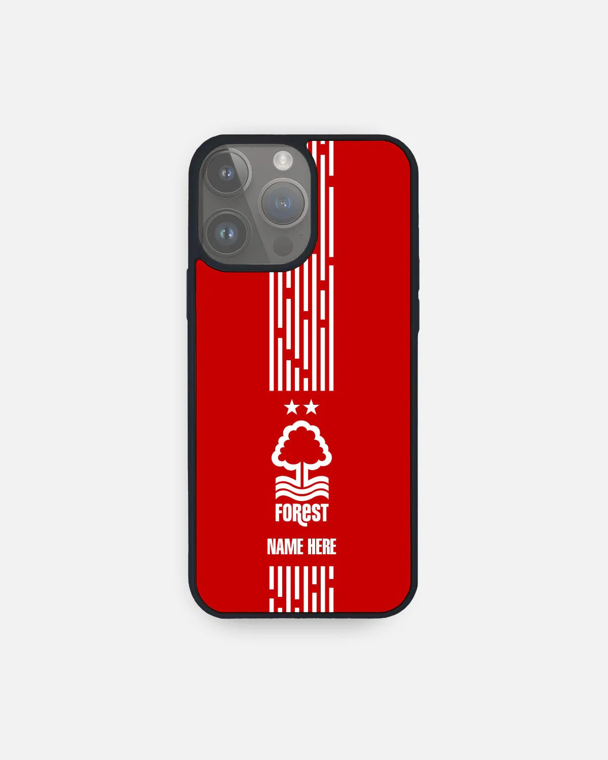 NFFC Staggered Stripe Personalised Phone Cover