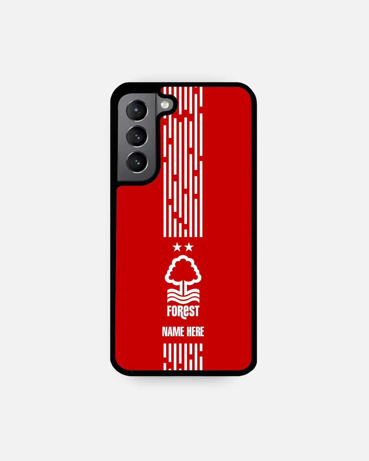 NFFC Staggered Stripe Personalised Phone Cover - Image 2