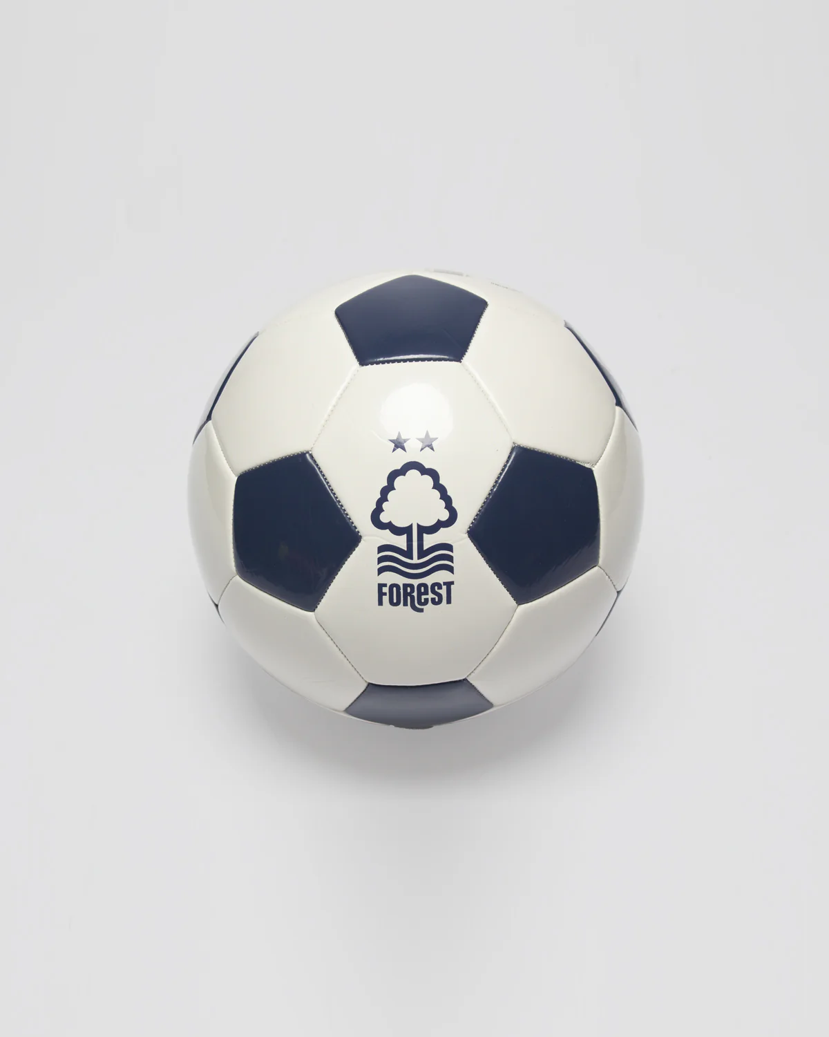 NFFC Cream & Navy Football - Size 1