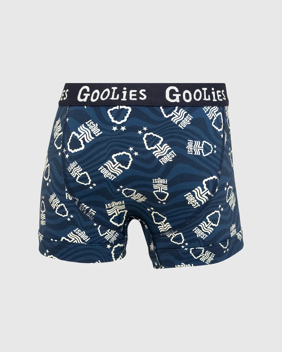 NFFC Goolies Junior Navy Swirl Boxer Shorts - Image 2
