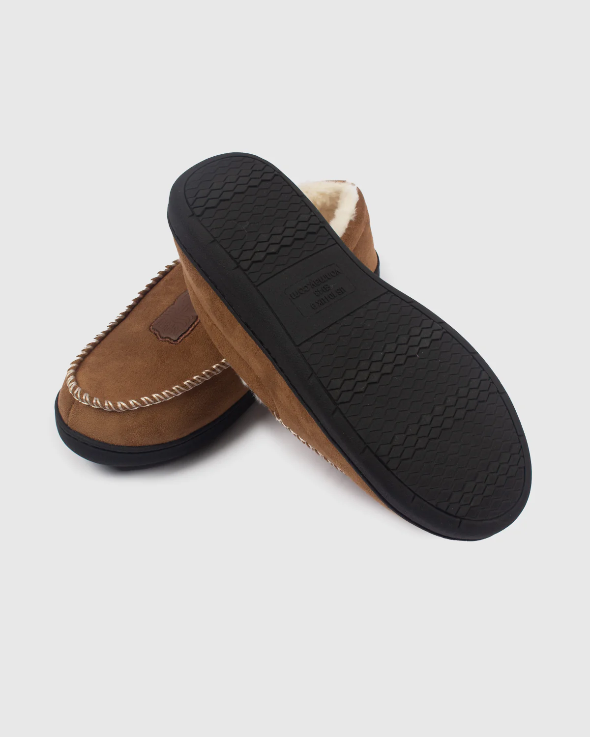 NFFC Tan Suede Slippers - Image 4