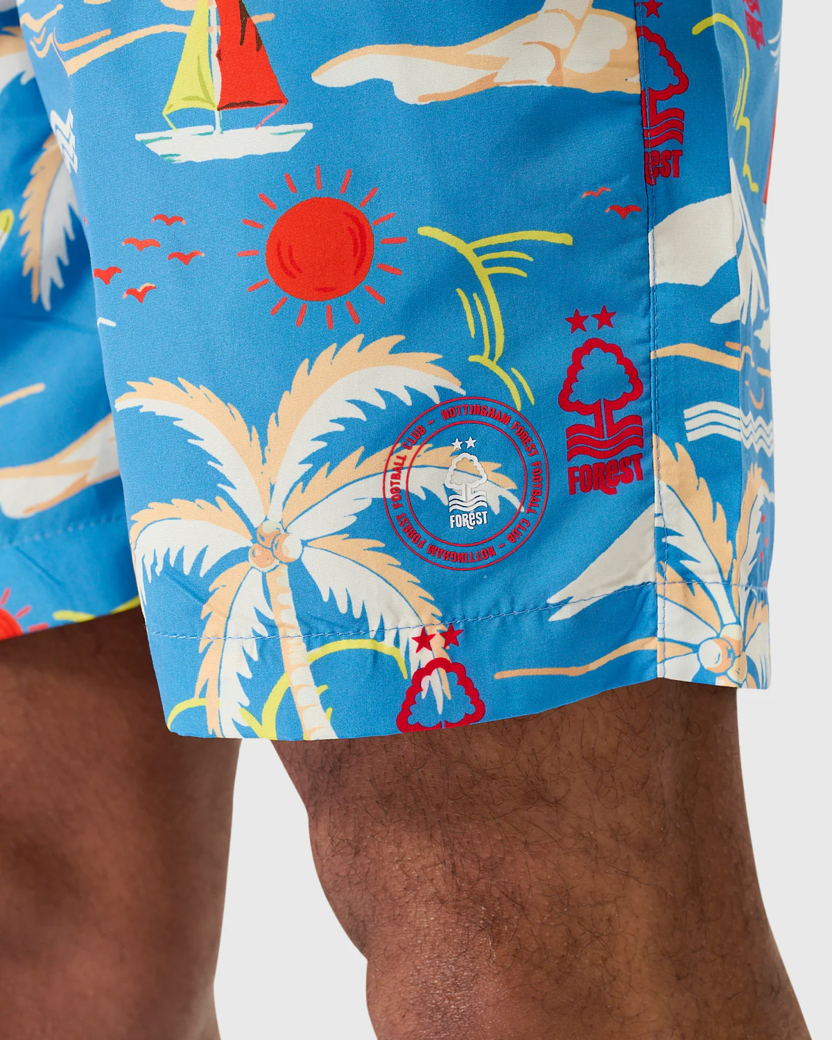 NFFC Trent School All Over Print Swim Shorts - Image 6