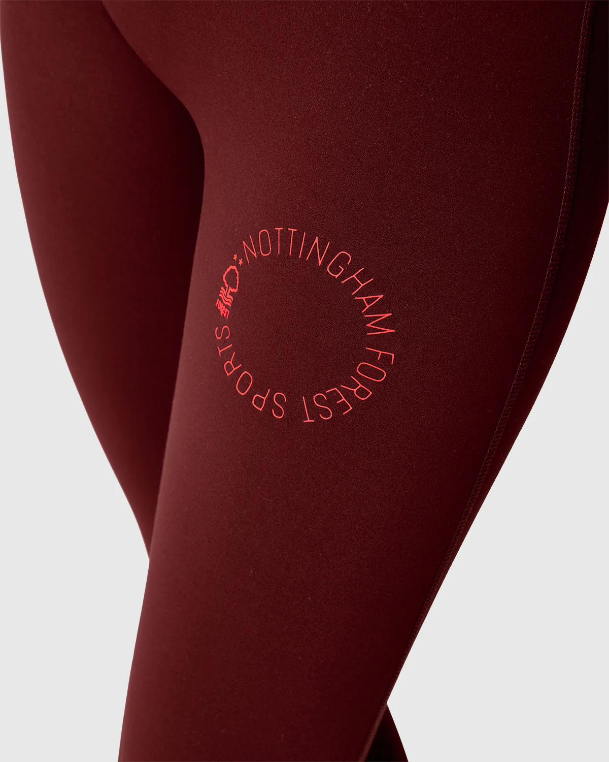 NFFC Women's Burgundy Essential Leggings - Image 4