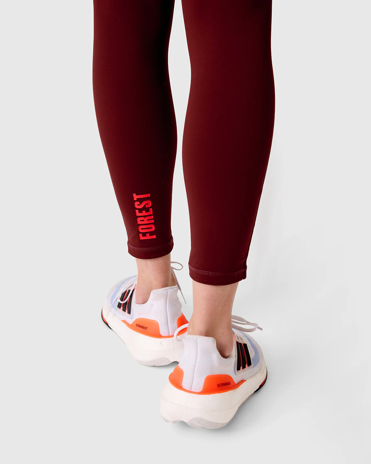 NFFC Women's Burgundy Essential Leggings - Image 5