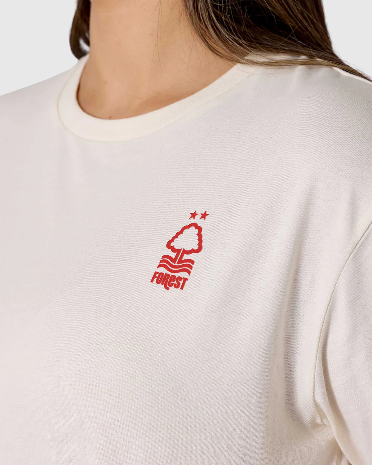 NFFC Women's Mist Back Print Ecru T-Shirt - Image 3