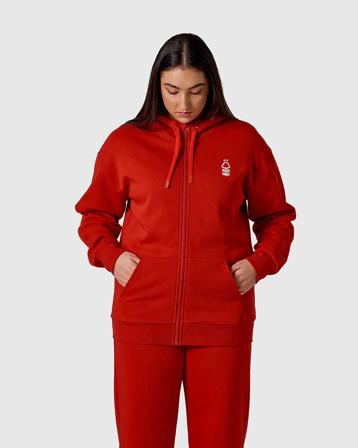 NFFC Women's Mist Back Print Full Zip Hoodie - Image 2