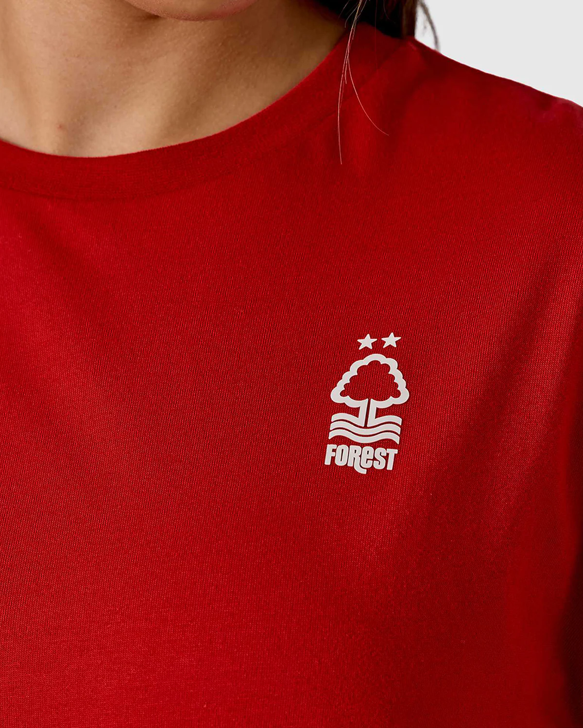 NFFC Women's Mist Back Print Red T-Shirt - Image 4