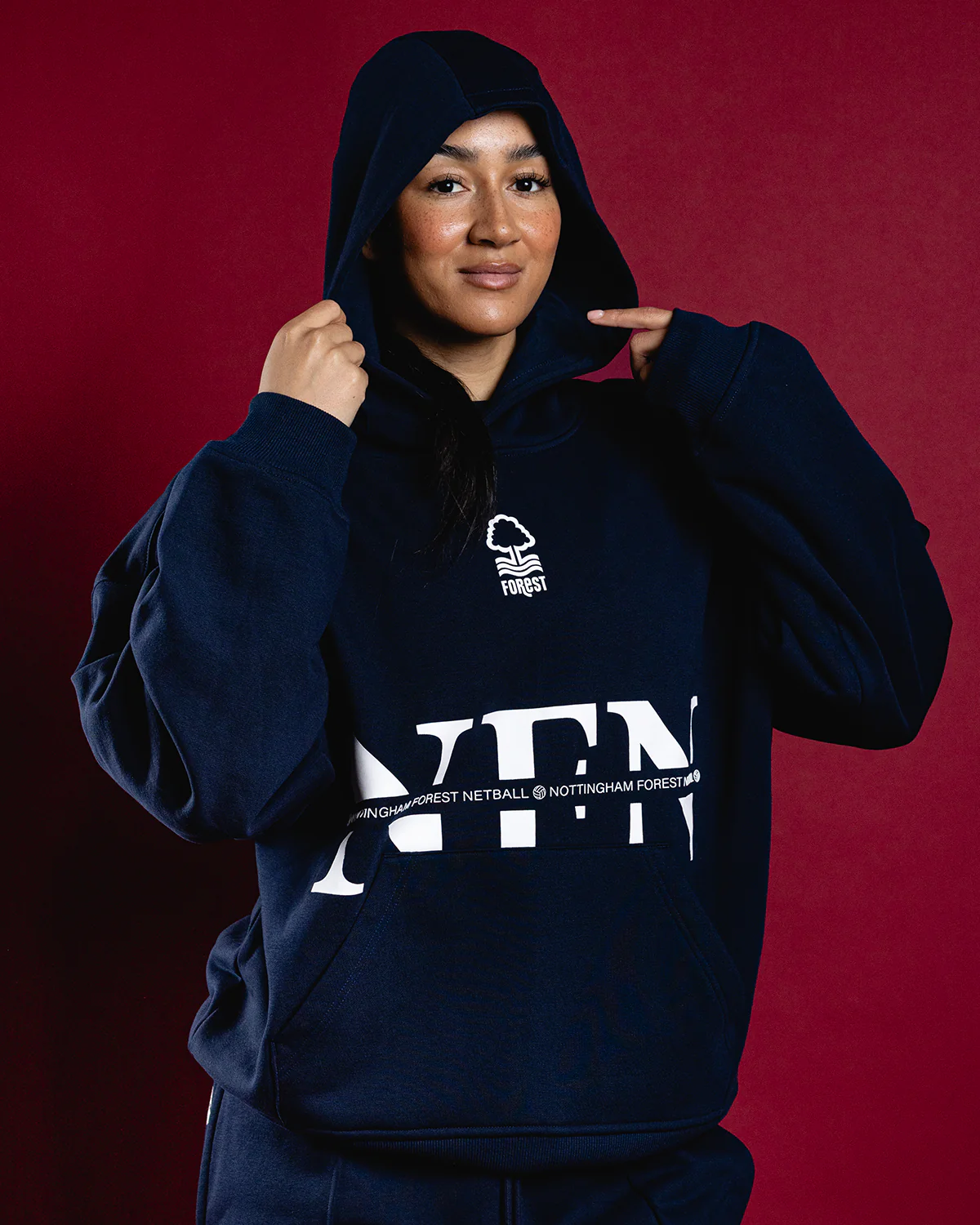 NFN Rest Day Navy Hoodie - Image 2
