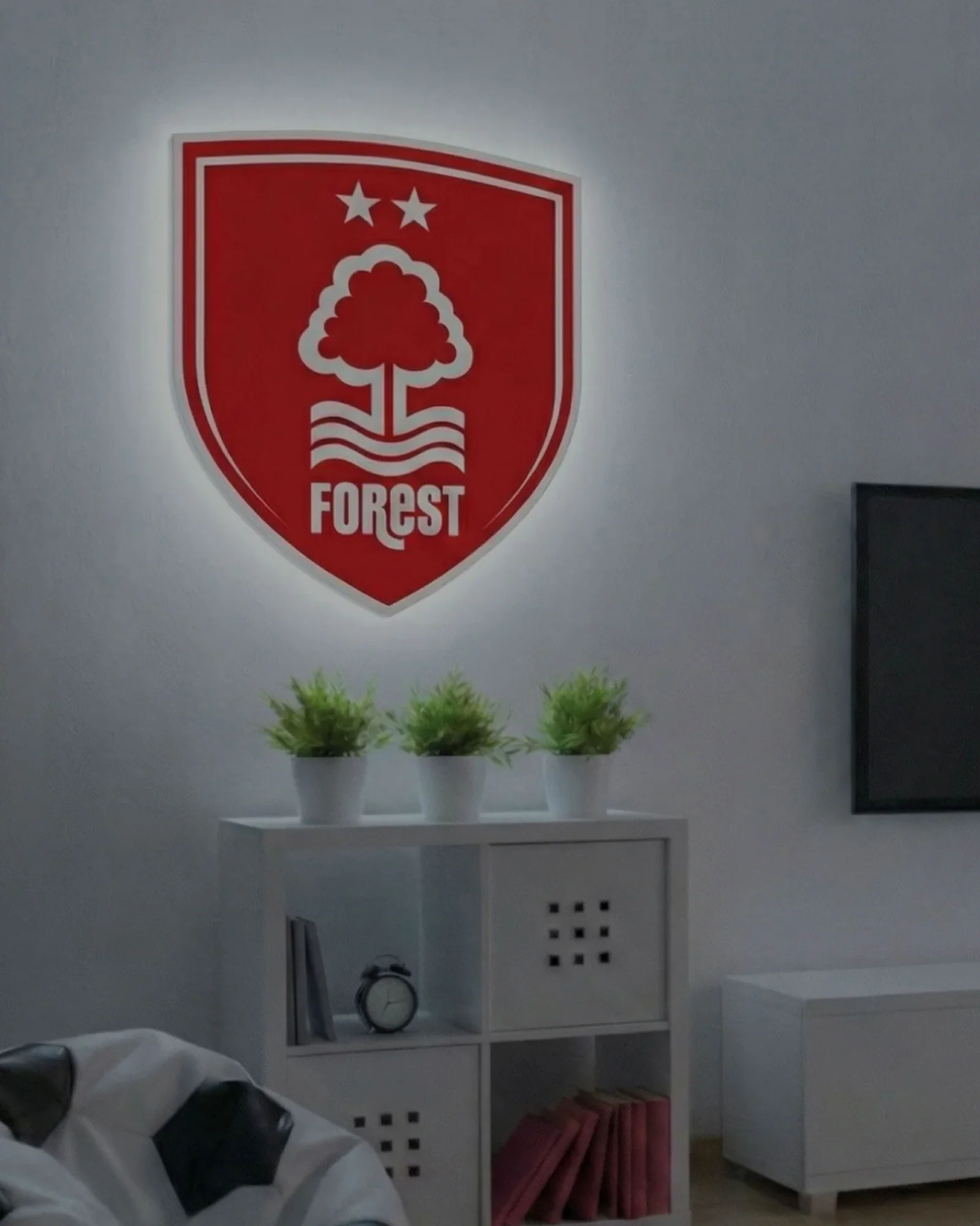 NFFC Crest LED Backlit Wallpop - Image 2
