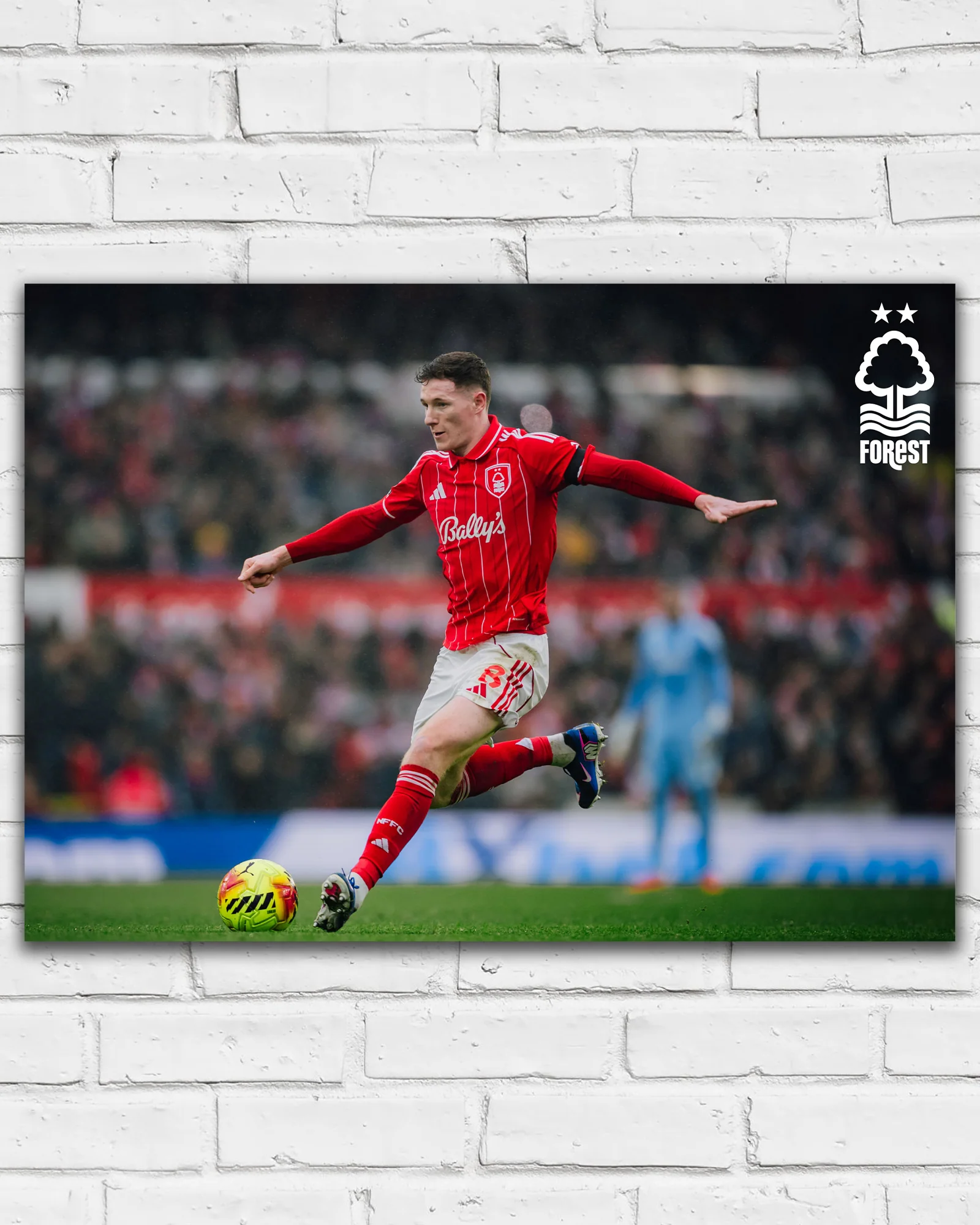 NFFC Elliot Anderson Action Shot Print - Framed/Unframed - Image 2
