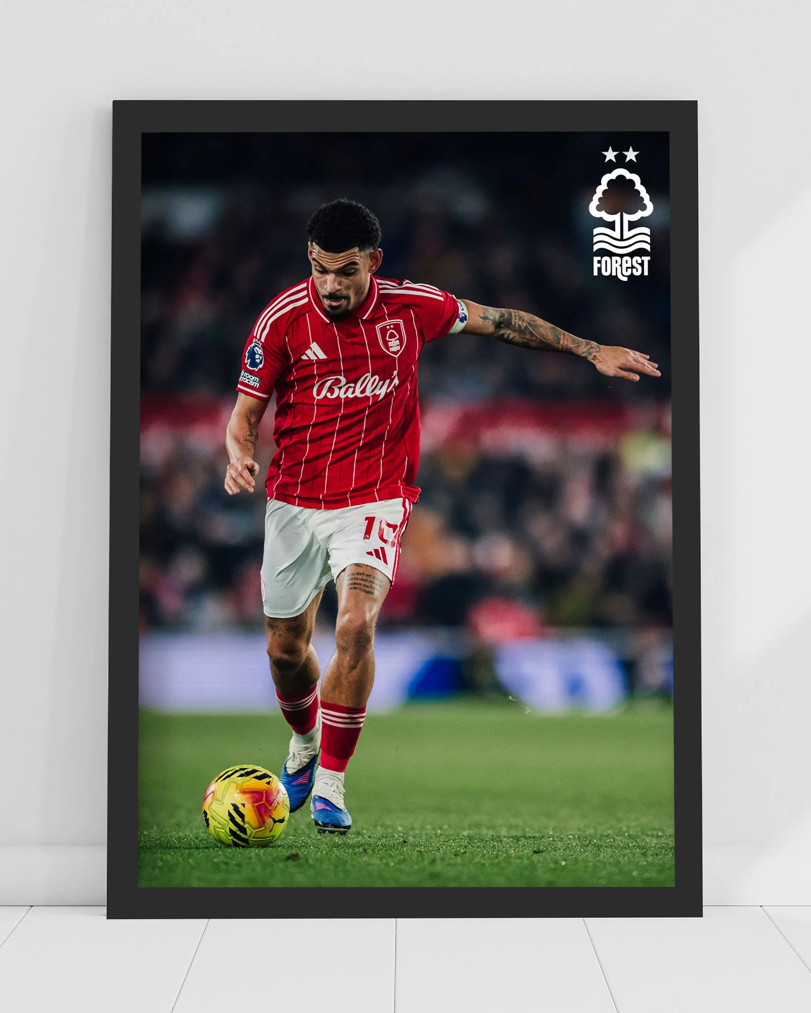 NFFC Morgan Gibbs-White Action Shot Print - Framed/Unframed