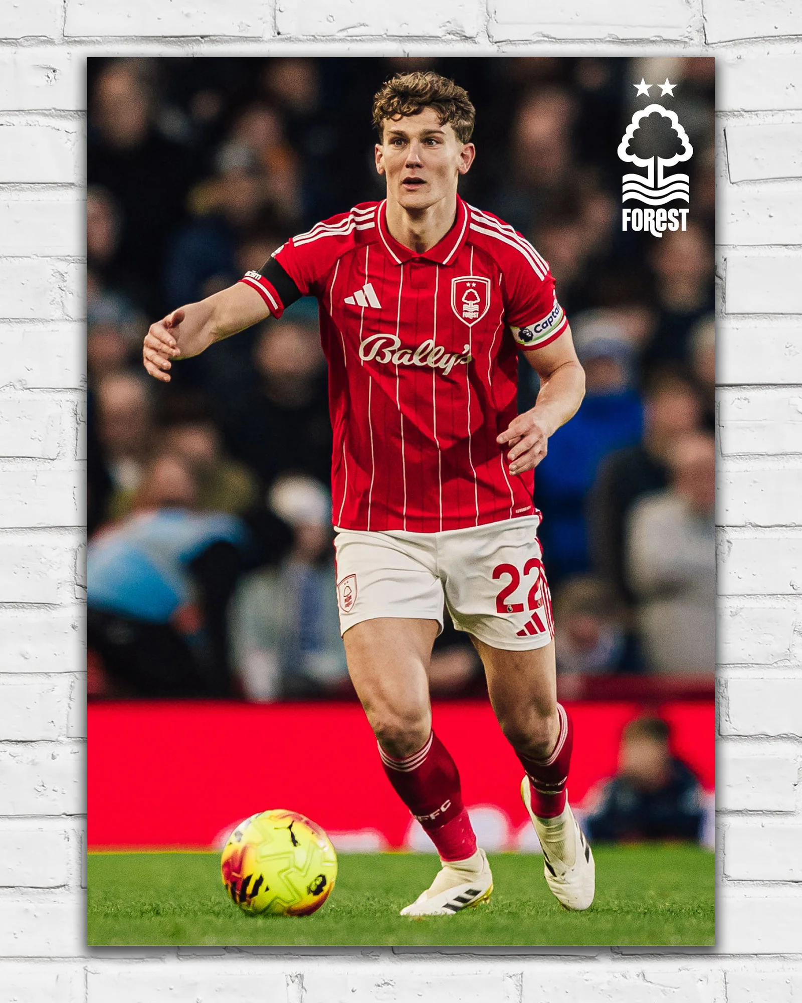 NFFC Ryan Yates Action Shot Print - Framed/Unframed - Image 2