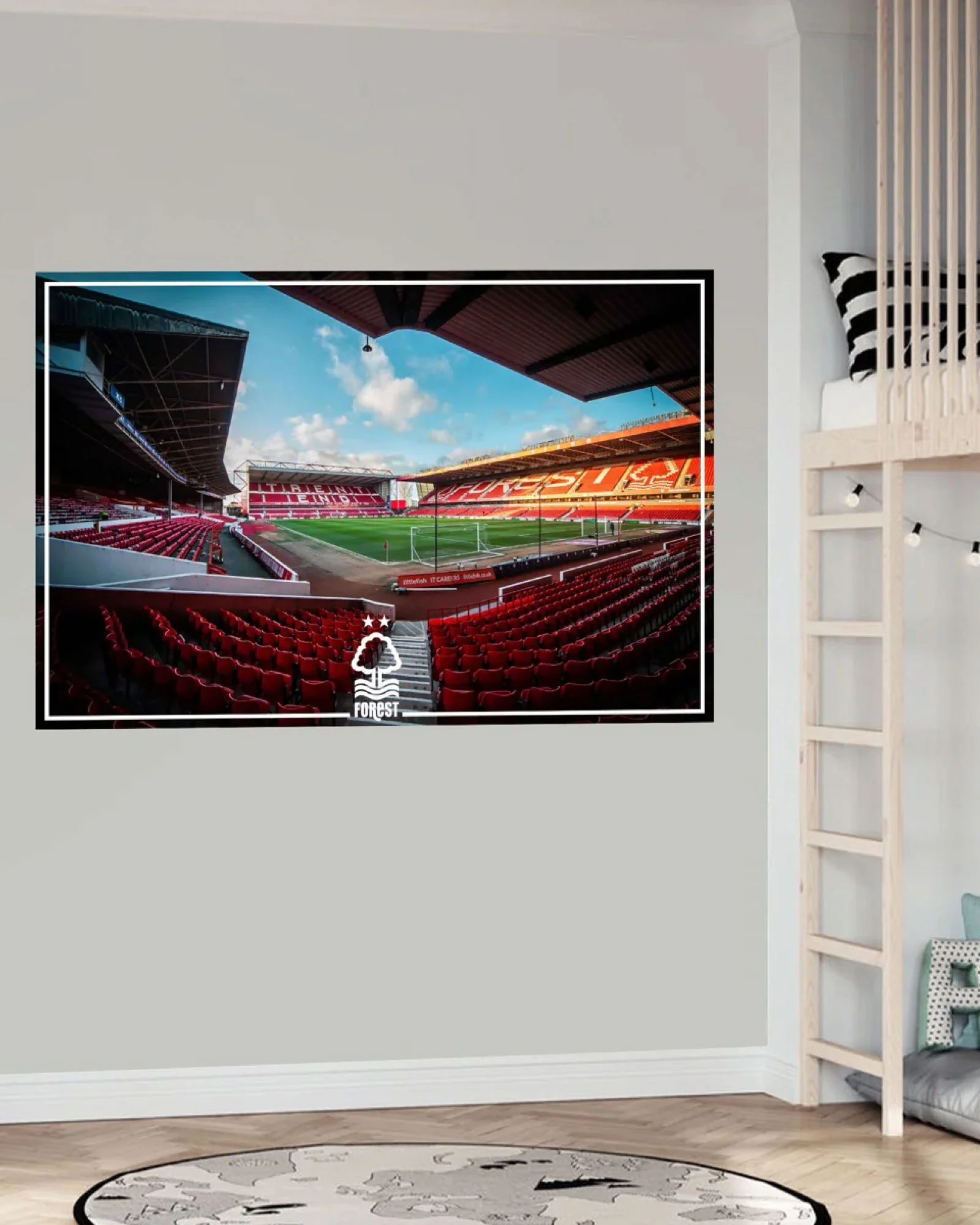 NFFC Stadium Corner Wall Sticker
