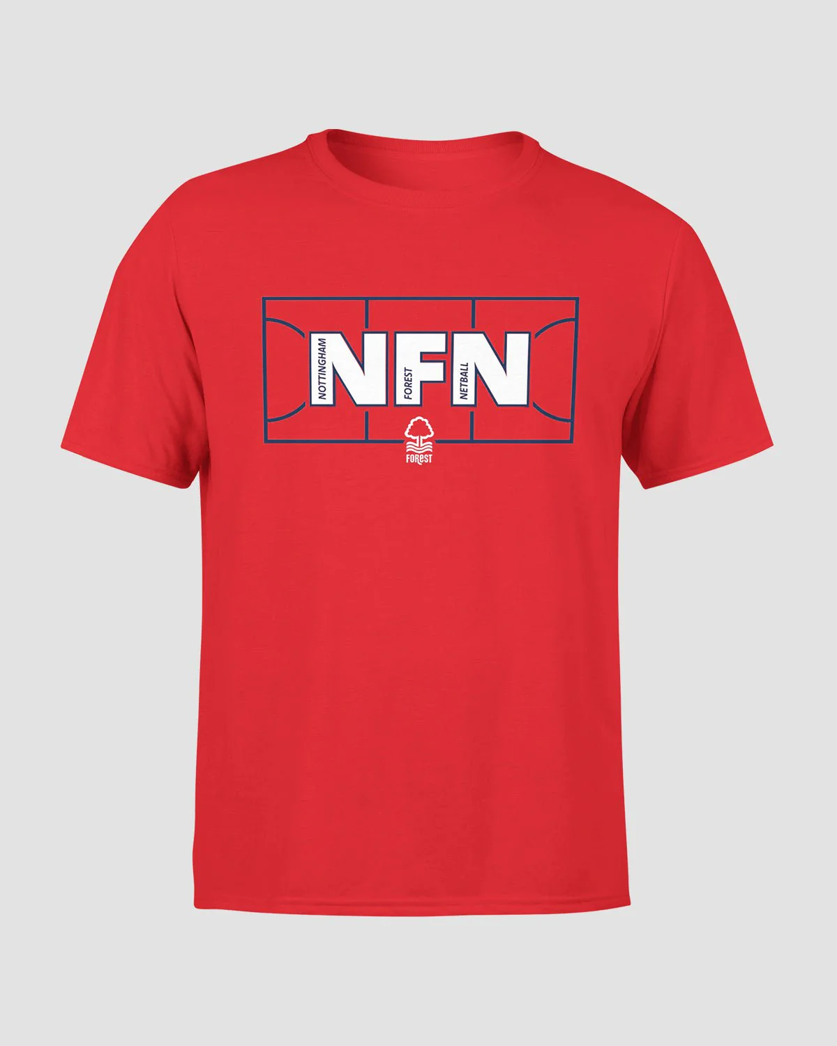 NFN Junior Red Court Print T-Shirt - Image 3